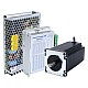 YS Series 1 Axis Stepper CNC Kit 3.00Nm(424.83oz.in) Nema 23 Stepper Motor & Driver & 36V Power Supply - 1-DM556Y-S30 | StepperOnline CA