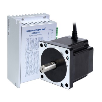 YS Series 1 Axis Stepper CNC Kit 4.8Nm(679.74oz.in) Nema 34 Stepper Motor & Driver