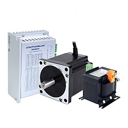 YS Series 1 Axis Stepper CNC Kit 8.0Nm(1132.89oz.in) Nema 34 Stepper Motor & Driver & AC Transformer