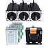 YS Series 3 Axis Stepper CNC Kit 12.0Nm(1699.34oz.in) Nema 34 Stepper Motor & Driver & AC Transformer
