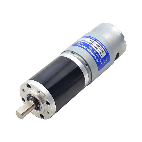 Brushed 24V DC Gear Motor 30Kg.cm/8.9RPM w/ 369:1 Planetary Gearbox - PA36-38244500-G369 | StepperOnline CA