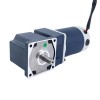 Brushed 12V 60W 4.05Nm(573.53oz.in) 100RPM w/ 30:1 Right Angle Gearbox DC Gear Motor - F4D60-12GN-30S/4GN30RT | StepperOnline CA