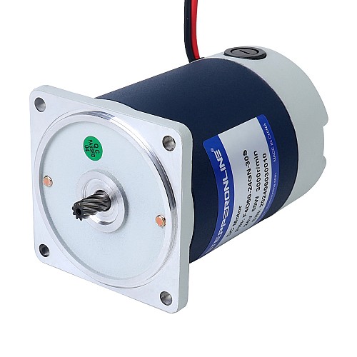 Brushed 24V 60W 6.96Nm(985.62oz.in) 60RPM w/ 50:1 Spur Gearbox DC Gear Motor - F4D60-24GN-30S/4GN50K | StepperOnline CA Brushed 24V 60W 6.96Nm(985.62oz.in) 60RPM w/ 50:1 Spur Gearbox DC Gear Motor - F4D60-24GN-30S/4GN50K | StepperOnline CA