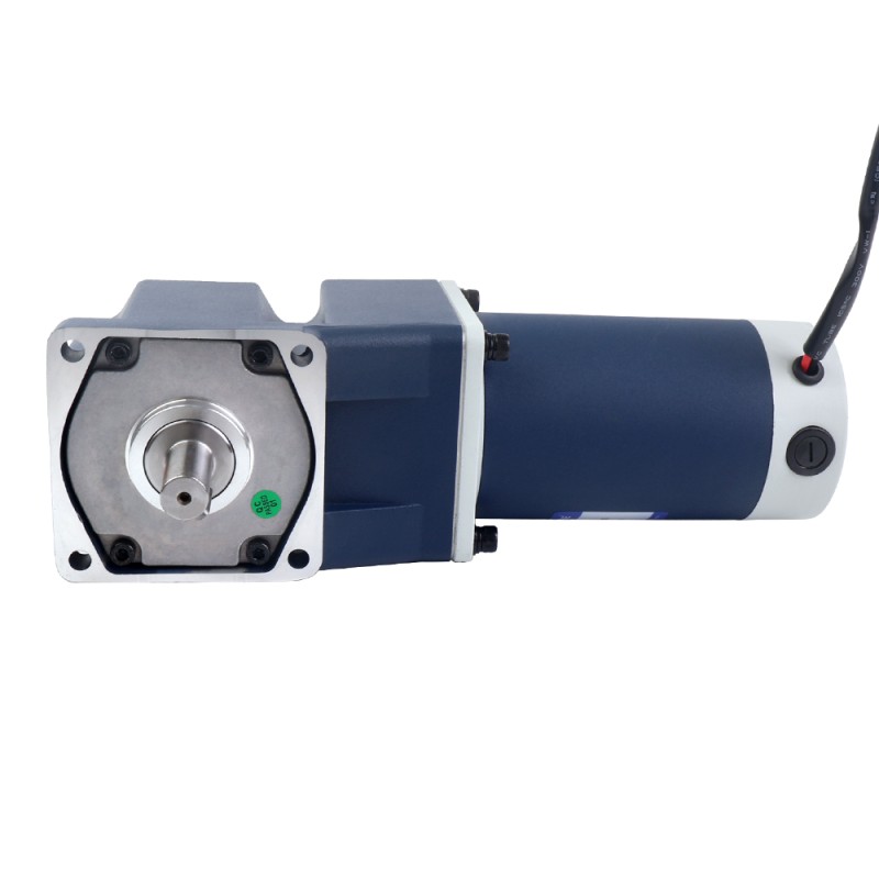 Brushed 24V 150W 3.41Nm(482.90oz.in) 300RPM w/ 10:1 Right Angle Gearbox DC Gear Motor - F5D150-24GU-30S/5GU10RT | StepperOnline CA Brushed 24V 150W 3.41Nm(482.90oz.in) 300RPM w/ 10:1 Right Angle Gearbox DC Gear Motor - F5D150-24GU-30S/5GU10RT | StepperOnline CA