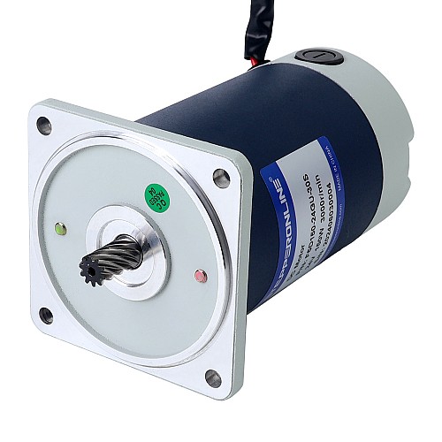 Brushed 24V 150W 7.16Nm(1013.94oz.in) 200RPM w/ 15:1 Spur Gearbox DC Gear Motor - F5D150-24GU-30S/5GU15KB | StepperOnline CA Brushed 24V 150W 7.16Nm(1013.94oz.in) 200RPM w/ 15:1 Spur Gearbox DC Gear Motor - F5D150-24GU-30S/5GU15KB | StepperOnline CA
