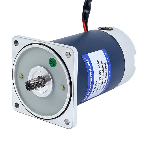 Brushed 12V 90W 6.95Nm(984.20oz.in) 90RPM w/ 20:1 Spur Gearbox DC Gear Motor - F5D90-12GU-18S/5GU20KB | StepperOnline CA Brushed 12V 90W 6.95Nm(984.20oz.in) 90RPM w/ 20:1 Spur Gearbox DC Gear Motor - F5D90-12GU-18S/5GU20KB | StepperOnline CA