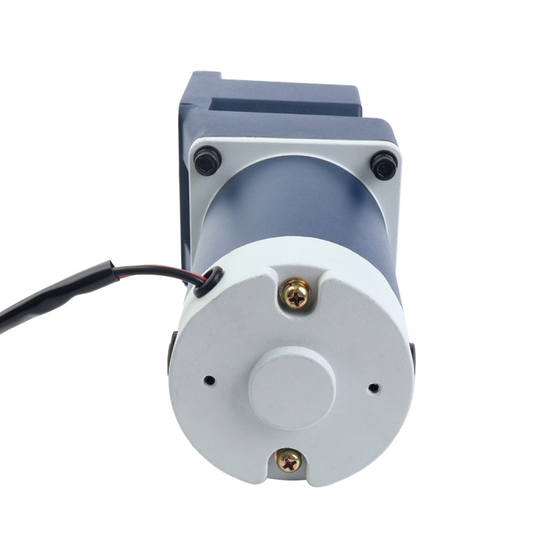 Brushed 12V 90W 10.06Nm(1424.62oz.in) 60RPM w/ 30:1 Right Angle Gearbox DC Gear Motor - F5D90-12GU-18S/5GU30RC | StepperOnline CA