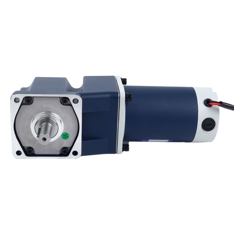 Brushed 12V 90W 6.03Nm(853.92oz.in) 100RPM w/ 30:1 Right Angle Gearbox DC Gear Motor - F5D90-12GU-30S/5GU30RT | StepperOnline CA