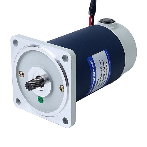 Brushed 24V 250W 10.74Nm(1520.91oz.in) 180RPM w/ 10:1 Spur Gearbox DC Gear Motor - F6D250-24GU-18S/6GU10K | StepperOnline CA Brushed 24V 250W 10.74Nm(1520.91oz.in) 180RPM w/ 10:1 Spur Gearbox DC Gear Motor - F6D250-24GU-18S/6GU10K | StepperOnline CA