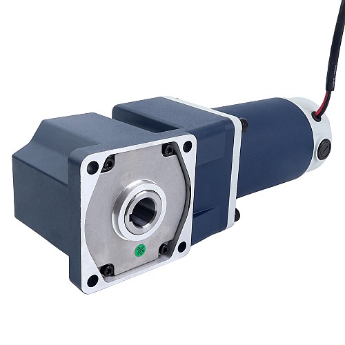 Brushed 48V 250W 11.81Nm(1672.44oz.in) 150RPM w/ 20:1 Right Angle Gearbox DC Gear Motor - F6D250-48GU-30S/6GU20RC | StepperOnline CA