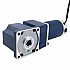 Brushed 48V 250W 11.81Nm(1672.44oz.in) 150RPM w/ 20:1 Right Angle Gearbox DC Gear Motor