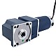 Brushed 48V 250W 11.81Nm(1672.44oz.in) 150RPM w/ 20:1 Right Angle Gearbox DC Gear Motor - F6D250-48GU-30S/6GU20RC | StepperOnline CA