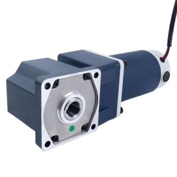 Brushed 24V 250W 11.81Nm(1672.44oz.in) 150RPM w/ 20:1 Right Angle Gearbox DC Gear Motor