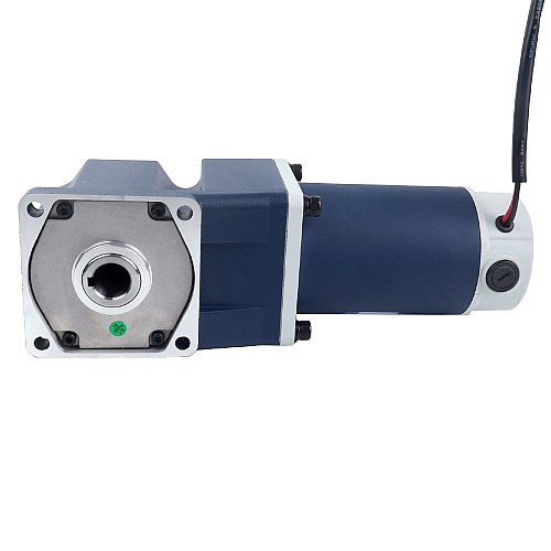 Brushed 48V 250W 11.81Nm(1672.44oz.in) 150RPM w/ 20:1 Right Angle Gearbox DC Gear Motor - F6D250-48GU-30S/6GU20RC | StepperOnline CA
