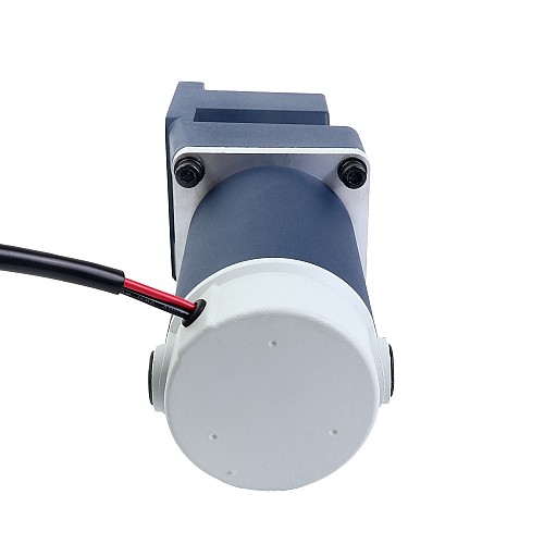 Brushed 48V 250W 11.81Nm(1672.44oz.in) 150RPM w/ 20:1 Right Angle Gearbox DC Gear Motor - F6D250-48GU-30S/6GU20RC | StepperOnline CA
