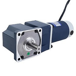 Brushed 48V 250W 29.07Nm(4116.66oz.in) 60RPM w/ 30:1 Right Angle Gearbox DC Gear Motor