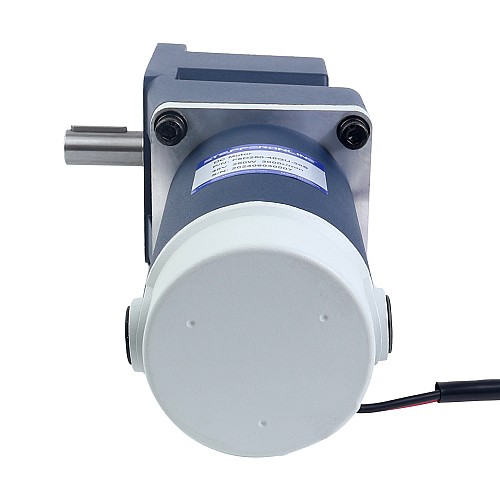 Brushed 24V 250W 5.62Nm(795.86oz.in) 300RPM w/ 10:1 Right Angle Gearbox DC Gear Motor - F6D250-24GU-30S/6GU10RT | StepperOnline CA Brushed 24V 250W 5.62Nm(795.86oz.in) 300RPM w/ 10:1 Right Angle Gearbox DC Gear Motor - F6D250-24GU-30S/6GU10RT | StepperOnline CA