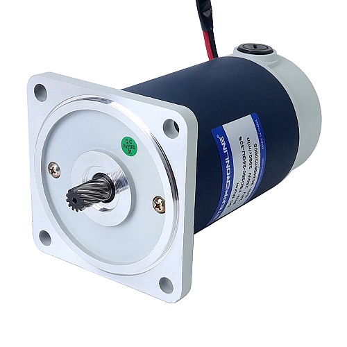 Brushed 24V 250W 6.44Nm(911.98oz.in) 300RPM w/ 10:1 Spur Gearbox DC Gear Motor - F6D250-24GU-30S/6GU10K | StepperOnline CA Brushed 24V 250W 6.44Nm(911.98oz.in) 300RPM w/ 10:1 Spur Gearbox DC Gear Motor - F6D250-24GU-30S/6GU10K | StepperOnline CA