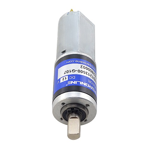 Brushed 12V DC Gear Motor 1.1Kg.cm/98RPM w/ 107:1 Planetary Gearbox - PA22-201213500-G107 | StepperOnline CA