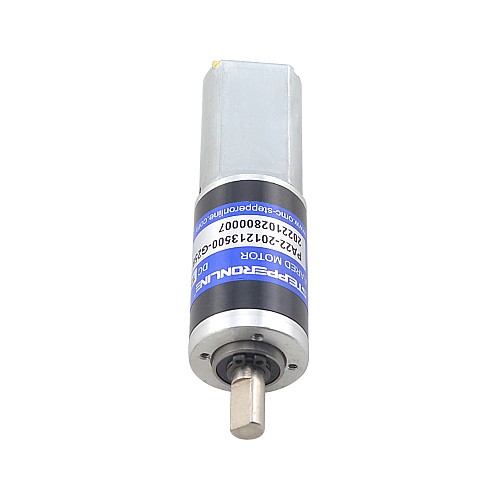 Brushed 12V DC Gear Motor 2.3Kg.cm/41RPM w/ 256:1 Planetary Gearbox - PA22-201213500-G256 | StepperOnline CA