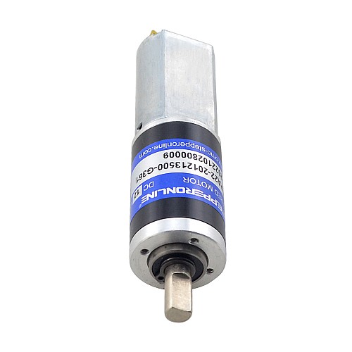 Brushed 12V DC Gear Motor 3.2Kg.cm/29RPM w/ 361:1 Planetary Gearbox - PA22-201213500-G361 | StepperOnline CA