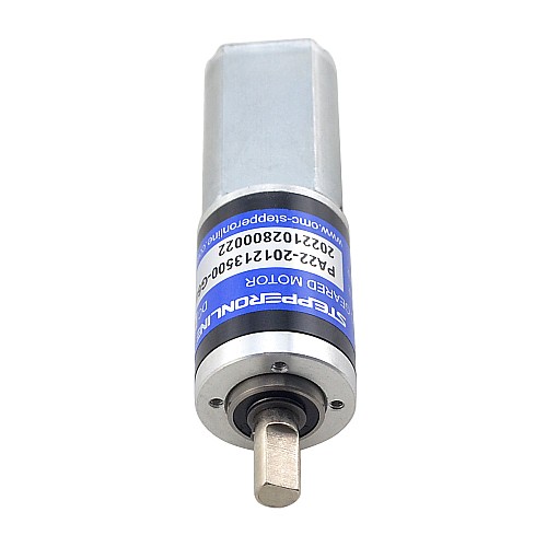 Brushed 12V DC Gear Motor 0.7Kg.cm/164RPM w/ 64:1 Planetary Gearbox - PA22-201213500-G64 | StepperOnline CA