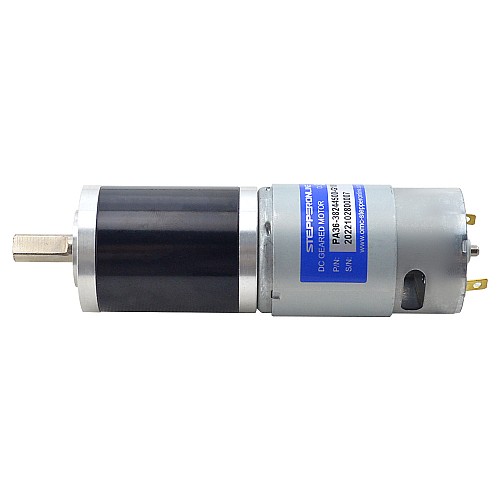Brushed 24V DC Gear Motor 25Kg.cm/17RPM w/ 189:1 Planetary Gearbox - PA36-38244500-G189 | StepperOnline CA Brushed 24V DC Gear Motor 25Kg.cm/17RPM w/ 189:1 Planetary Gearbox - PA36-38244500-G189 | StepperOnline CA