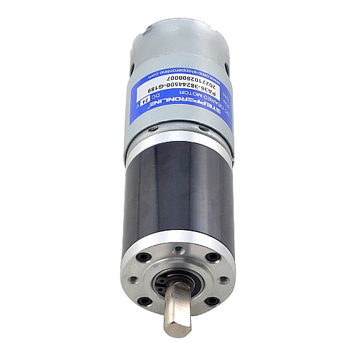 Brushed 24V DC Gear Motor 25Kg.cm/17RPM w/ 189:1 Planetary Gearbox - PA36-38244500-G189 | StepperOnline CA Brushed 24V DC Gear Motor 25Kg.cm/17RPM w/ 189:1 Planetary Gearbox - PA36-38244500-G189 | StepperOnline CA