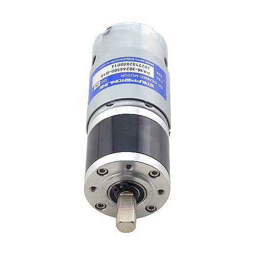 Brushed 24V DC Gear Motor 3.4Kg.cm/172RPM w/ 19.2:1 Planetary Gearbox - PA36-38244500-G19 | StepperOnline CA Brushed 24V DC Gear Motor 3.4Kg.cm/172RPM w/ 19.2:1 Planetary Gearbox - PA36-38244500-G19 | StepperOnline CA