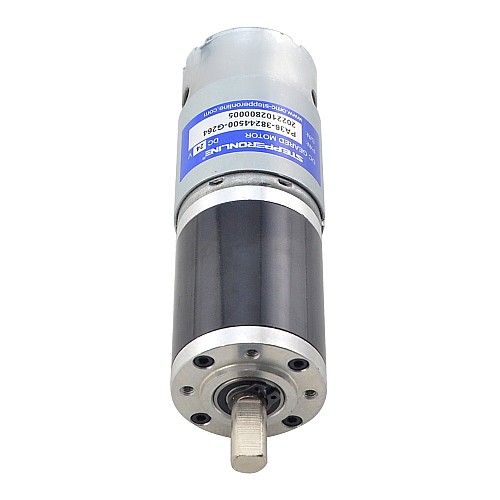 Brushed 24V DC Gear Motor 30Kg.cm/12.5RPM w/ 264:1 Planetary Gearbox - PA36-38244500-G264 | StepperOnline CA