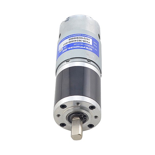 Brushed 24V DC Gear Motor 7.8Kg.cm/65RPM w/ 51:1 Planetary Gearbox - PA36-38244500-G51 | StepperOnline CA Brushed 24V DC Gear Motor 7.8Kg.cm/65RPM w/ 51:1 Planetary Gearbox - PA36-38244500-G51 | StepperOnline CA