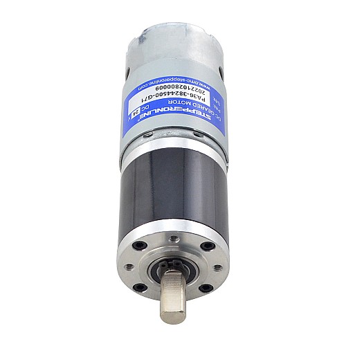 Brushed 24V DC Gear Motor 11Kg.cm/46RPM w/ 71:1 Planetary Gearbox - PA36-38244500-G71 | StepperOnline CA Brushed 24V DC Gear Motor 11Kg.cm/46RPM w/ 71:1 Planetary Gearbox - PA36-38244500-G71 | StepperOnline CA