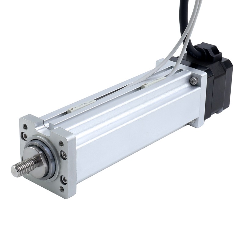Nema 17 Ball Screw Electric Cylinder 1.5A Stroke 75mm 0.25Nm(35.40oz.in) Lead 5mm(0.19685) with Limit Switch - LCB17S13BVL15-75D | StepperOnline CA