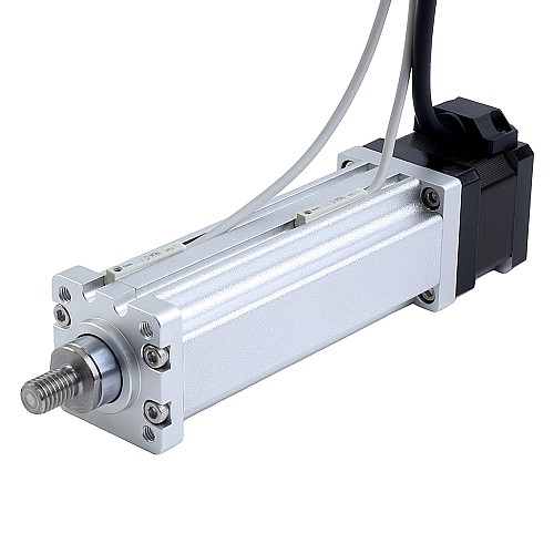 Nema 14 Ball Screw Electric Cylinder 1.5A Stroke 50mm 0.14Nm(19.83oz.in) Lead 2mm(0.07874") with Magnetic Switch - LCB14S13BAB15-50D | StepperOnline CA