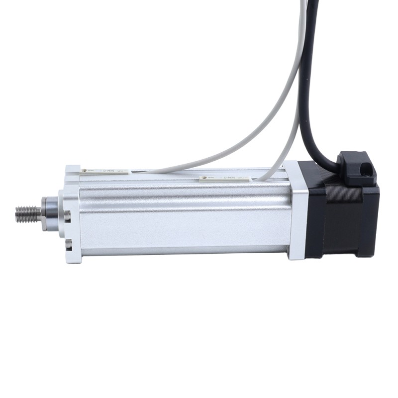 Nema 14 Ball Screw Electric Cylinder 1.5A Stroke 75mm 0.14Nm(19.83oz.in) Lead 12mm(0.47244) with Limit Switch - LCB14S13B2B15-75D | StepperOnline CA