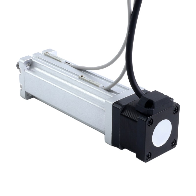 Nema 14 Ball Screw Electric Cylinder 1.5A Stroke 75mm 0.14Nm(19.83oz.in) Lead 12mm(0.47244) with Limit Switch - LCB14S13B2B15-75D | StepperOnline CA