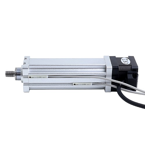 Nema 14 Ball Screw Electric Cylinder 1.5A Stroke 50mm 0.14Nm(19.83oz.in) Lead 2mm(0.07874") with Magnetic Switch - LCB14S13BAB15-50D | StepperOnline CA