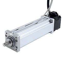 Nema 17 Ball Screw Electric Cylinder 1.5A Stroke 75mm 0.25Nm(35.40oz.in) Lead 5mm(0.19685") with Magnetic Switch