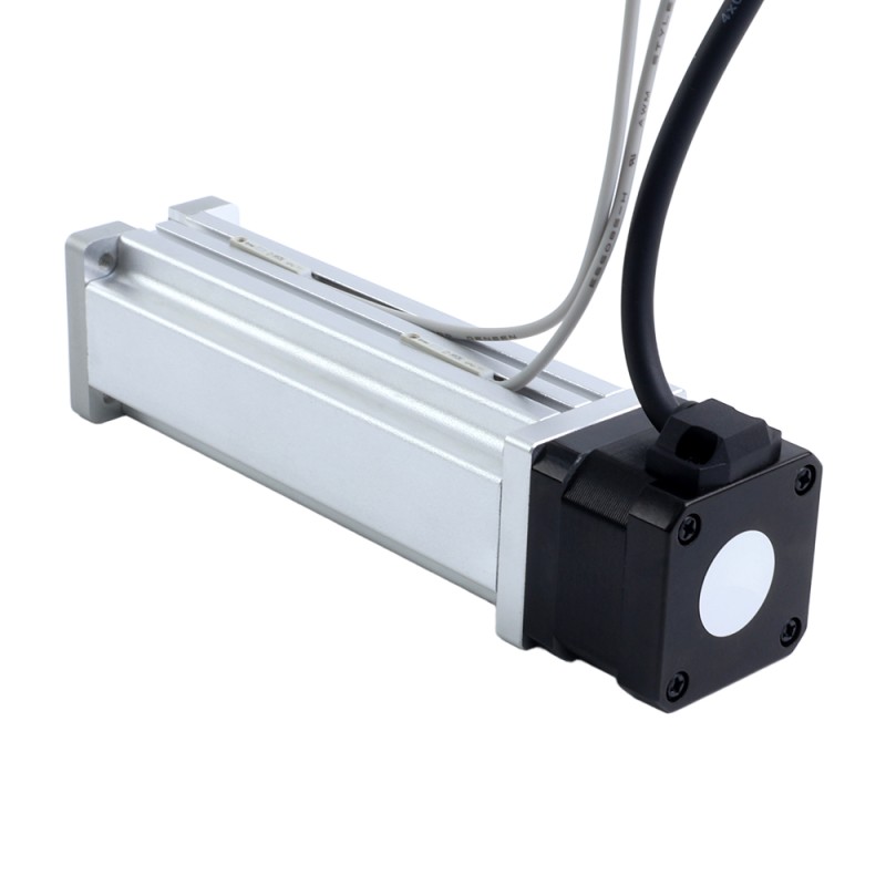 Nema 17 Ball Screw Electric Cylinder 1.5A Stroke 75mm 0.25Nm(35.40oz.in) Lead 5mm(0.19685) with Limit Switch - LCB17S13BVL15-75D | StepperOnline CA
