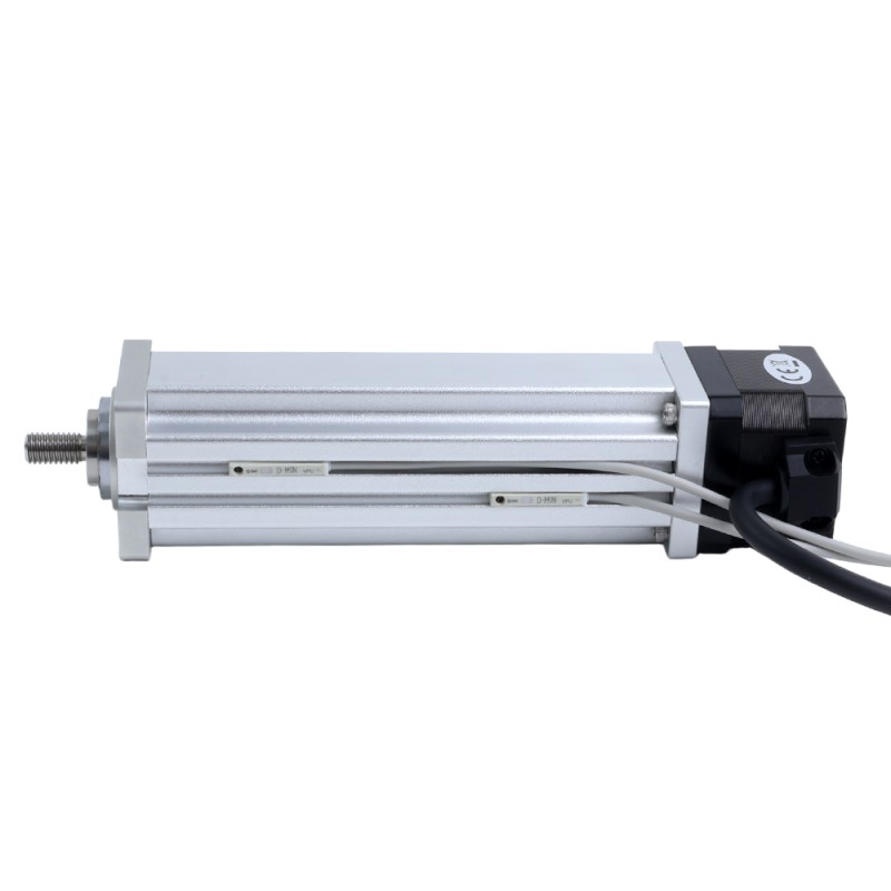 Nema 17 Ball Screw Electric Cylinder 1.5A Stroke 75mm 0.25Nm(35.40oz.in) Lead 5mm(0.19685) with Limit Switch - LCB17S13BVL15-75D | StepperOnline CA