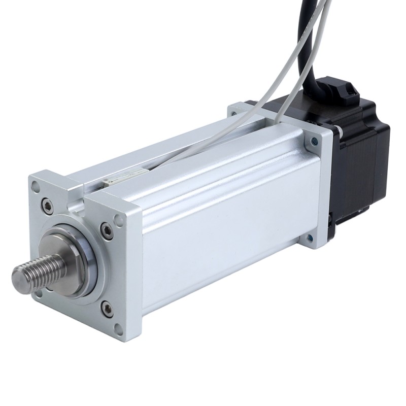 Nema 23 Ball Screw Electric Cylinder 3.0A Stroke 25mm 1.2Nm(169.93oz.in) Lead 4mm(0.15748) with Limit Switch - LCB23S22BDL30-25D | StepperOnline CA