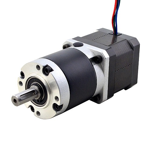Nema 17 Stepper Motor L=39mm Gear Ratio 100:1 MG Series Planetary Gearbox - 17HS15-1584S-MG100 | StepperOnline CA Nema 17 Stepper Motor L=39mm Gear Ratio 100:1 MG Series Planetary Gearbox - 17HS15-1584S-MG100 | StepperOnline CA