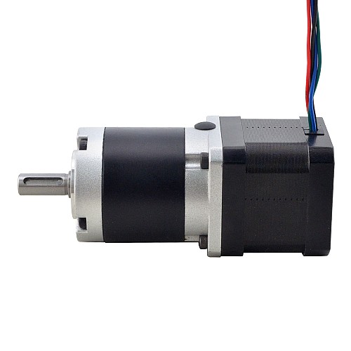 Nema 17 Stepper Motor L=39mm Gear Ratio 100:1 MG Series Planetary Gearbox - 17HS15-1584S-MG100 | StepperOnline CA Nema 17 Stepper Motor L=39mm Gear Ratio 100:1 MG Series Planetary Gearbox - 17HS15-1584S-MG100 | StepperOnline CA