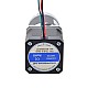 Nema 17 Stepper Motor L=39mm Gear Ratio 20:1 MG Series Planetary Gearbox - 17HS15-1584S-MG20 | StepperOnline CA