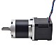 Nema 17 Stepper Motor L=39mm Gear Ratio 50:1 MG Series Planetary Gearbox - 17HS15-1584S-MG50 | StepperOnline CA