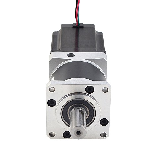 Nema 23 Stepper Motor L=76.5mm Gear Ratio 20:1 MG Series Planetary Gearbox - 23HS30-2904S-MG20 | StepperOnline CA