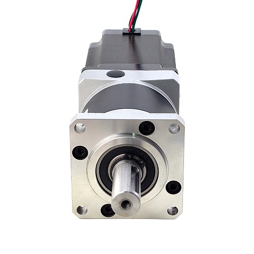 Nema 23 Stepper Motor L=76.5mm Gear Ratio 50:1 MG Series Planetary Gearbox - 23HS30-2904S-MG50 | StepperOnline CA