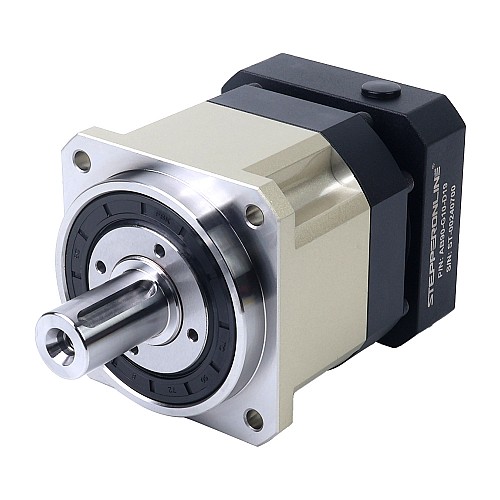 AB Series 90mm 10:1 Helical Planetary Gearbox Backlash 5arcmin for Servo Motors IP65 - AB90-G10-D19 | StepperOnline CA