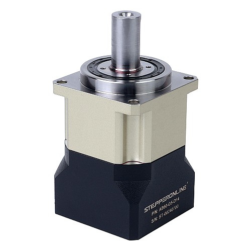 AB Series 60mm 5:1 Helical Planetary Gearbox Backlash 5arcmin for Servo Motors IP65 - AB60-G5-D14 | StepperOnline CA