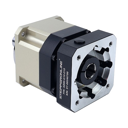 AB Series 90mm 10:1 Helical Planetary Gearbox Backlash 5arcmin for Servo Motors IP65 - AB90-G10-D19 | StepperOnline CA